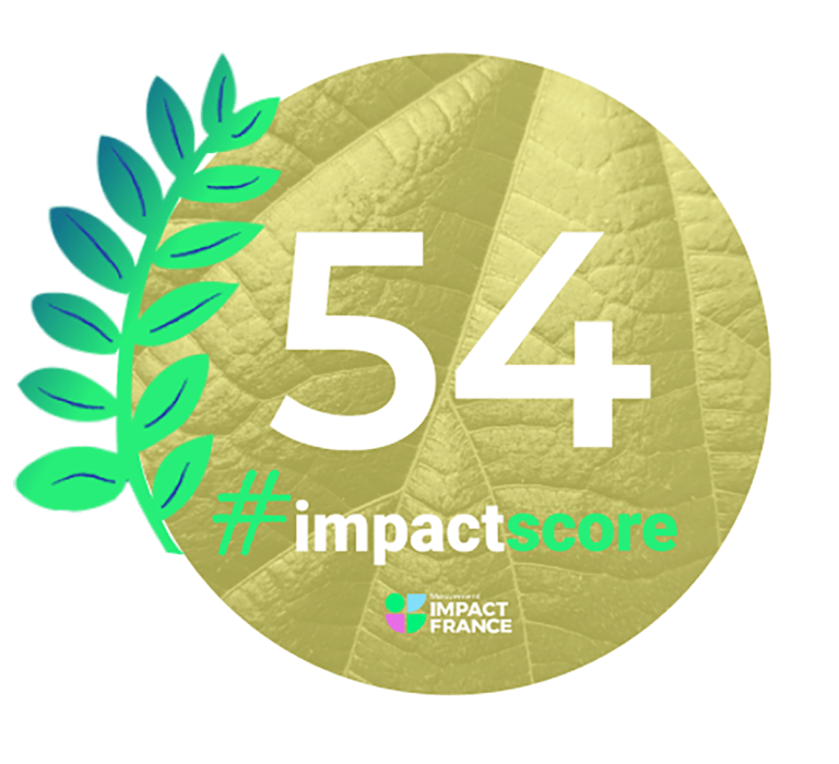Logo Impact score 54 Habitéé Impact France