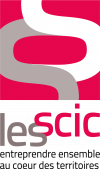 Logo Les SCIC rose fond transparent